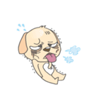 BOBO CUTE BROWN DOG（個別スタンプ：21）