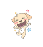 BOBO CUTE BROWN DOG（個別スタンプ：33）