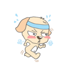 BOBO CUTE BROWN DOG（個別スタンプ：38）