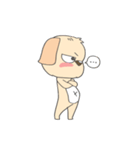 BOBO CUTE BROWN DOG（個別スタンプ：40）
