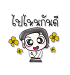 ..Hello my name is Miki..^_^（個別スタンプ：18）