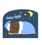 Bear friend Shiri ＆ Iri（個別スタンプ：1）