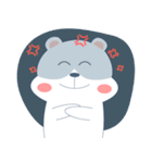 Bear friend Shiri ＆ Iri（個別スタンプ：10）