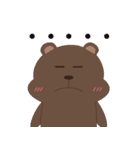 Bear friend Shiri ＆ Iri（個別スタンプ：25）
