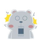 Bear friend Shiri ＆ Iri（個別スタンプ：34）