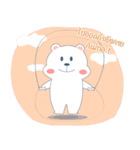 Bear friend Shiri ＆ Iri（個別スタンプ：36）