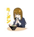 飯時トーク女子（個別スタンプ：5）