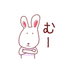 毎日使える。とぼけたウサギ（個別スタンプ：27）