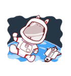 毎日使える。とぼけたウサギ（個別スタンプ：40）
