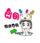 Hi！！ my name is Masa..Love dog ^^（個別スタンプ：13）