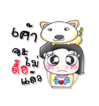 Hi！！ my name is Masa..Love dog ^^（個別スタンプ：34）