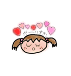 ぽぽちゃんの毎日（個別スタンプ：1）