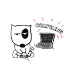 Dog Programmer（個別スタンプ：1）