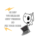 Dog Programmer（個別スタンプ：6）