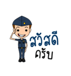 Thai soldier - air force（個別スタンプ：1）