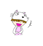 猫か私か3（個別スタンプ：6）