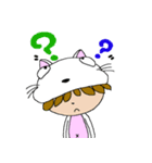 猫か私か3（個別スタンプ：9）