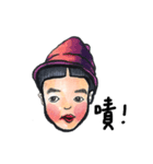 Eyebrow Bangs is me（個別スタンプ：4）