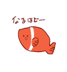 素朴なクマノミのスタンプ（個別スタンプ：3）