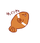 素朴なクマノミのスタンプ（個別スタンプ：9）