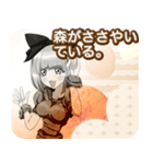 ラブリーハロウィンチョコレートケーキんご（個別スタンプ：2）