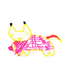 お絵かきガール（個別スタンプ：5）
