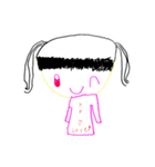 お絵かきガール（個別スタンプ：18）