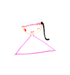 お絵かきガール（個別スタンプ：28）