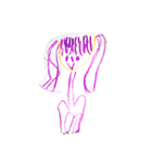 お絵かきガール（個別スタンプ：30）