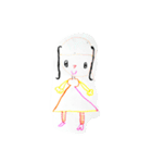 お絵かきガール（個別スタンプ：32）