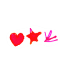 お絵かきガール（個別スタンプ：34）