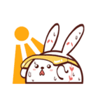 野球ボールウサギ ベイ（個別スタンプ：17）