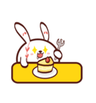 野球ボールウサギ ベイ（個別スタンプ：23）
