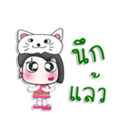 Miss. LaLa. Love cat..^^（個別スタンプ：9）