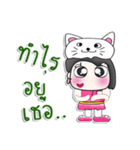 Miss. LaLa. Love cat..^^（個別スタンプ：26）