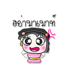 >> Hi！ My name is Maki.<<（個別スタンプ：27）