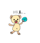 夏のクマちゃん（個別スタンプ：8）