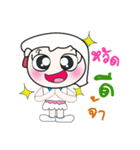 Hello my name is Hitomi.^_^（個別スタンプ：40）