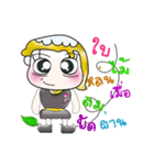 Hello my name is Kiyomi...^^！！（個別スタンプ：24）