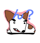 眉毛犬ラヴィ（個別スタンプ：12）