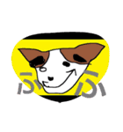 眉毛犬ラヴィ（個別スタンプ：15）