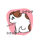 眉毛犬ラヴィ（個別スタンプ：22）