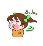 ほっぺの立派なよつば（個別スタンプ：5）