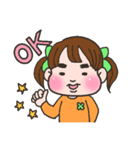 ほっぺの立派なよつば（個別スタンプ：35）
