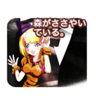 ラブリーハロウィンダンディスーツんご（個別スタンプ：2）