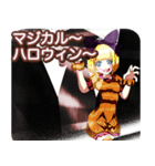 ラブリーハロウィンダンディスーツんご（個別スタンプ：18）