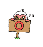 メガネフクロウのルルとララ（個別スタンプ：15）