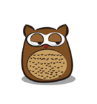 Cute owl kuku（個別スタンプ：3）