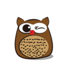 Cute owl kuku（個別スタンプ：4）