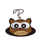 Cute owl kuku（個別スタンプ：8）